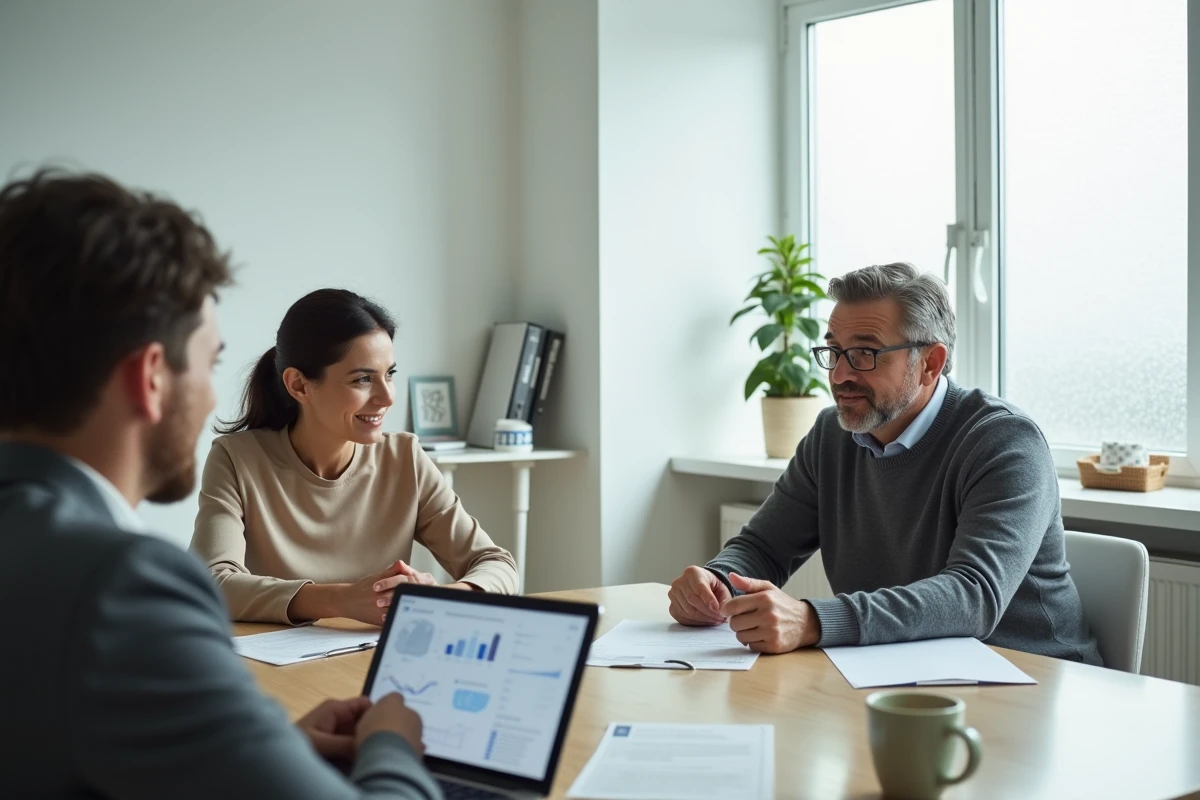 Couple consultant un notaire pour planifier leur succession et comprendre les frais liés à la rédaction d'un testament